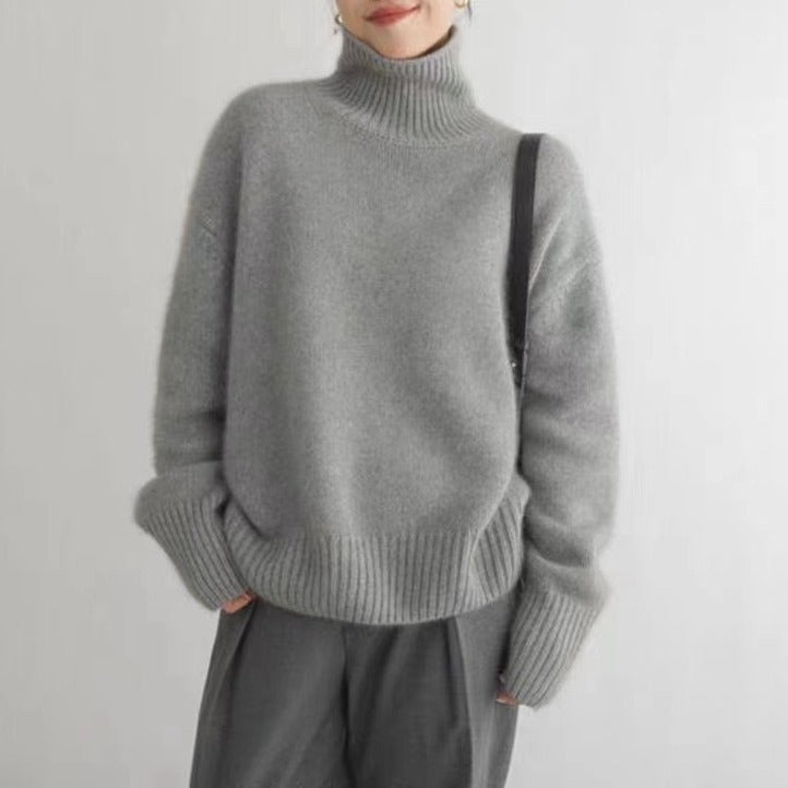 Olivia | Turtleneck Woolen Sweater