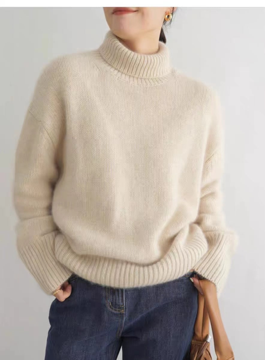 Olivia | Turtleneck Woolen Sweater